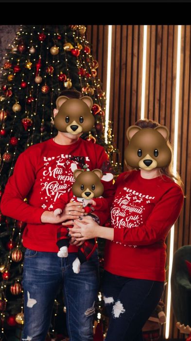 Продам новорічні світшоти family lock