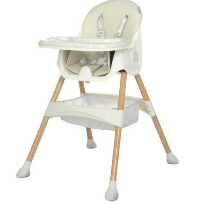 Стільчик для годування Bambi M 4136-2 white wood