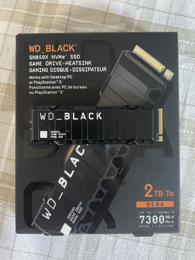 SSD M.2 WD Black Sn850x 2TB
