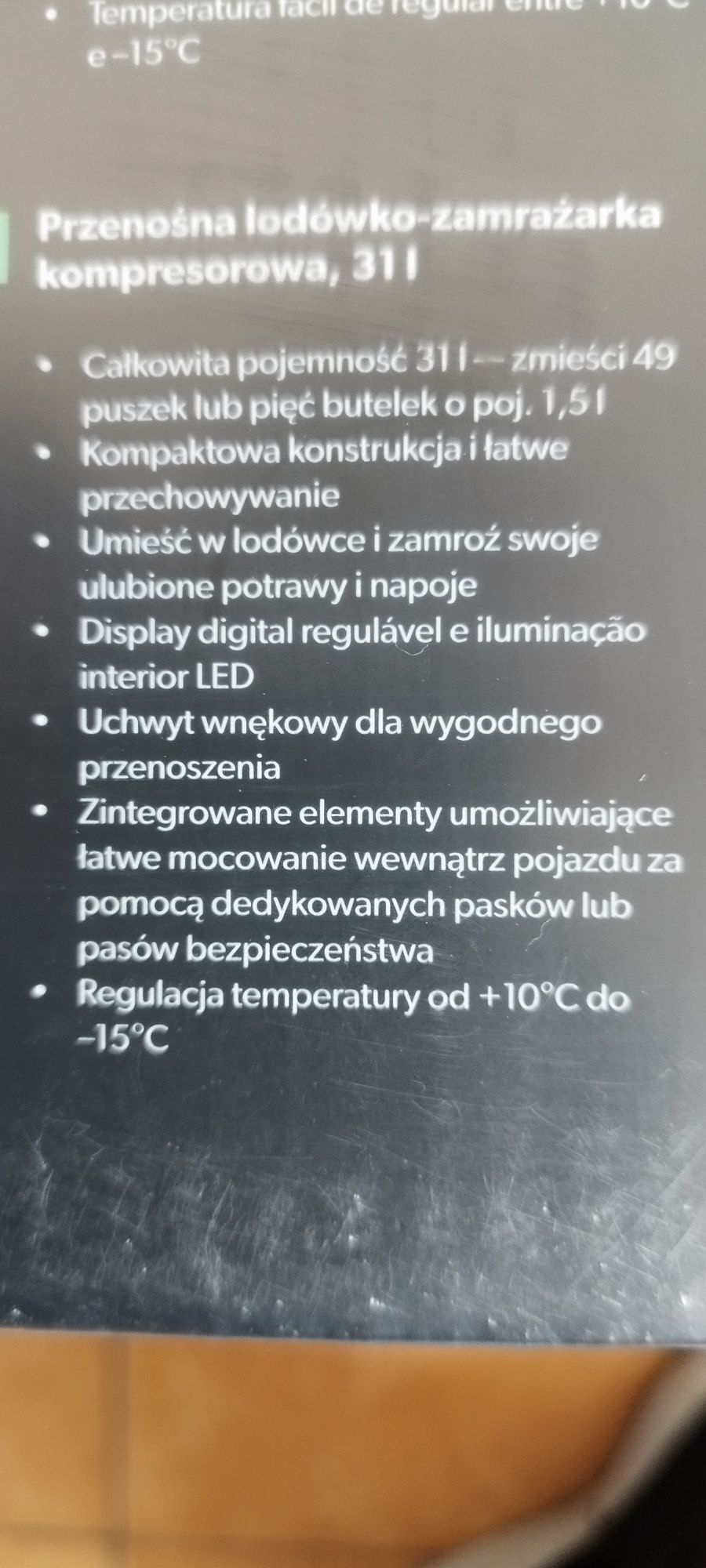 Lodówka samochodowa.