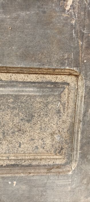 Portada em madeira antiga para decoração