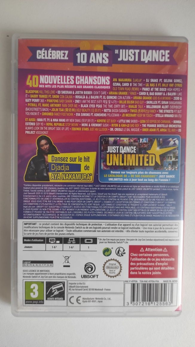Jogos Nintendo Switch Just Dance 2020