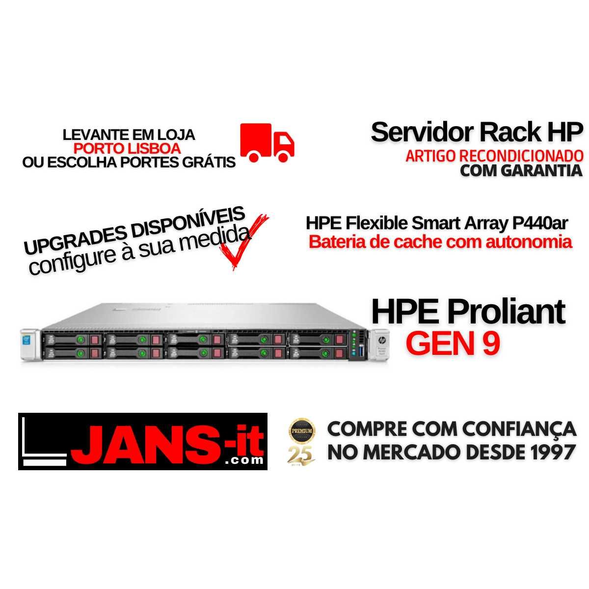 HP Proliant DL360 -2x E5-2620v3/ 32GB / 2x SSD 120GB / 6x HDD 900GB