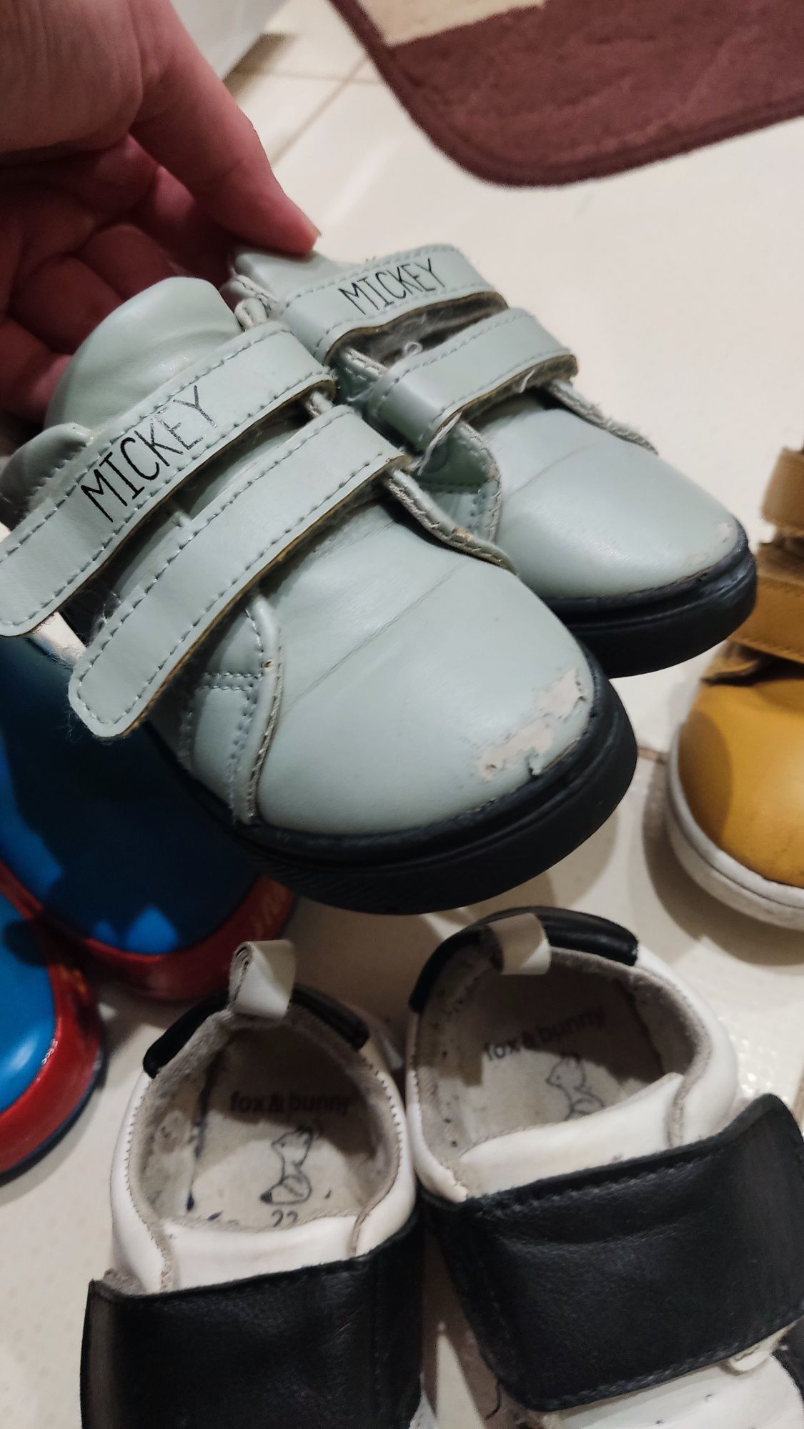Лот детская обувь для мальчика 22-23 /кроссовки,сапоги, мокасины