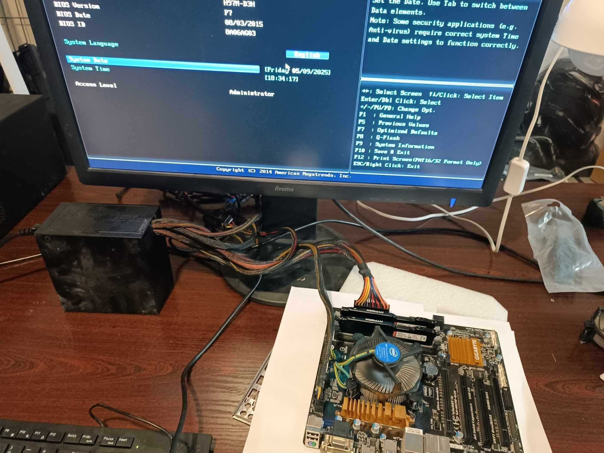 Zestaw: Płyta Gigabyte GA-H97-D3H  + procesor i5-4460 + RAM