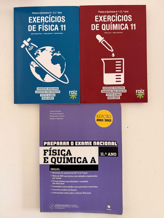 Livros de Física e Química 11º ano