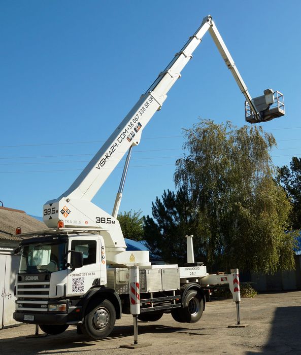 Оренда/Послуги Автовишки 33м та 38,5м в Дніпрі та по всій Україні