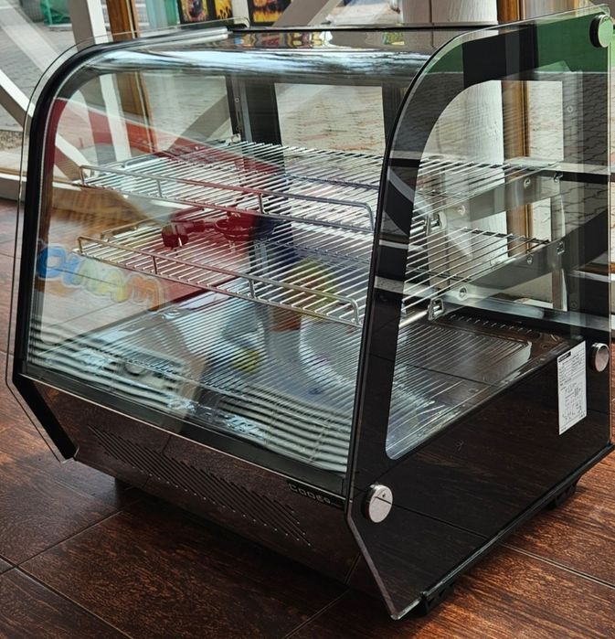 Холодильна вітрина настільна кондитерська холодильник COOLEQ CW-120