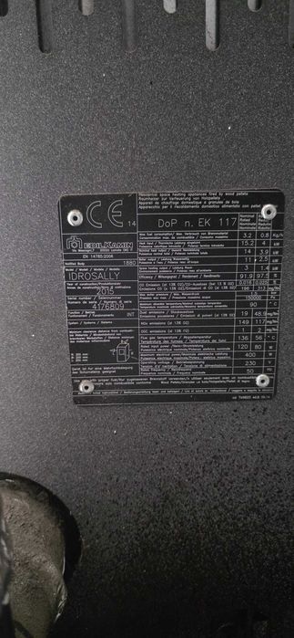 Salamandra pellets aquecimento central