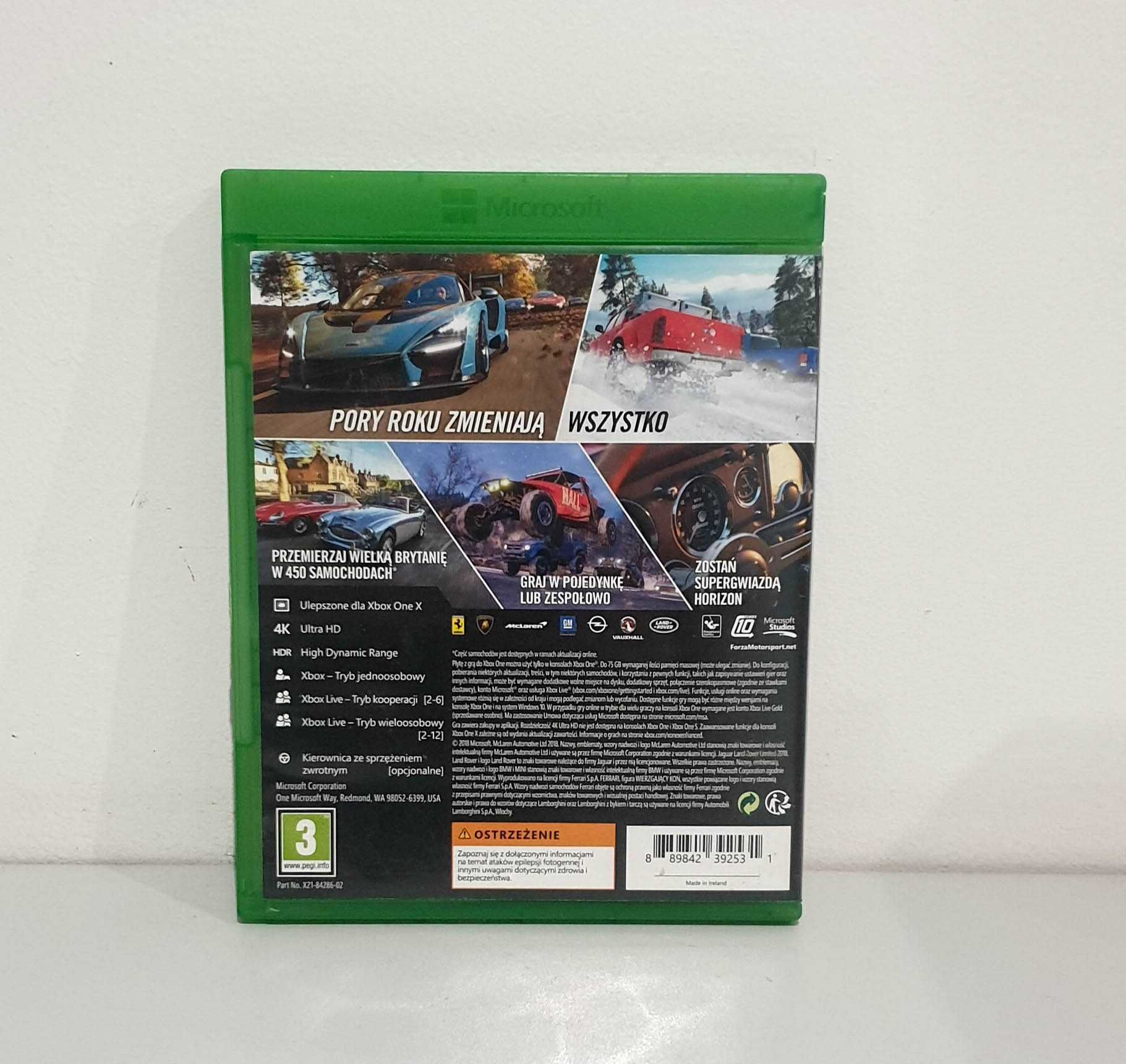 Gra Forza Horizon 4 XBox One wersja PL.Polska Dystrybucja