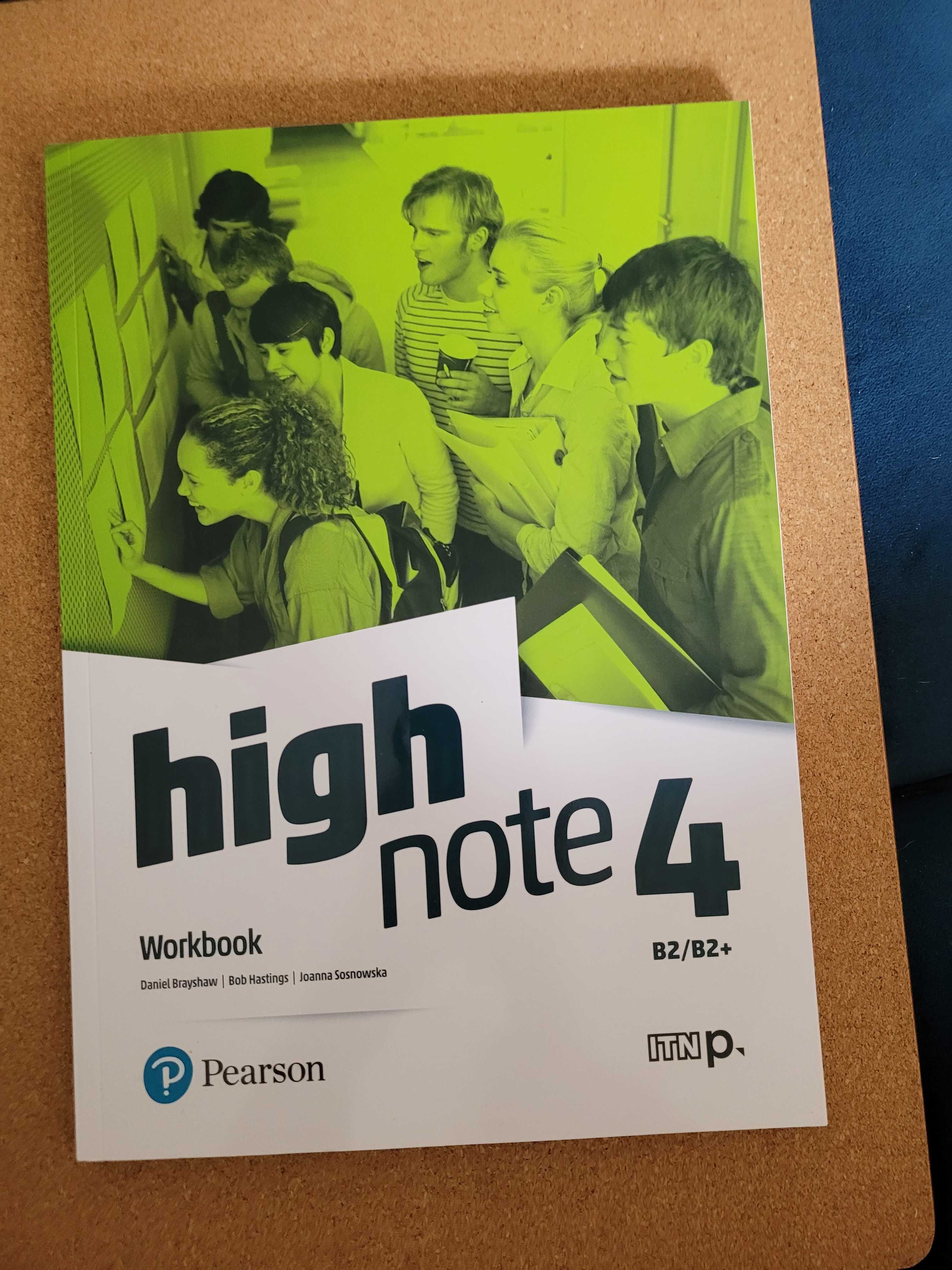 Ćwiczenia Workbook LICEUM nowy high note 4 język angielski PEARSON
