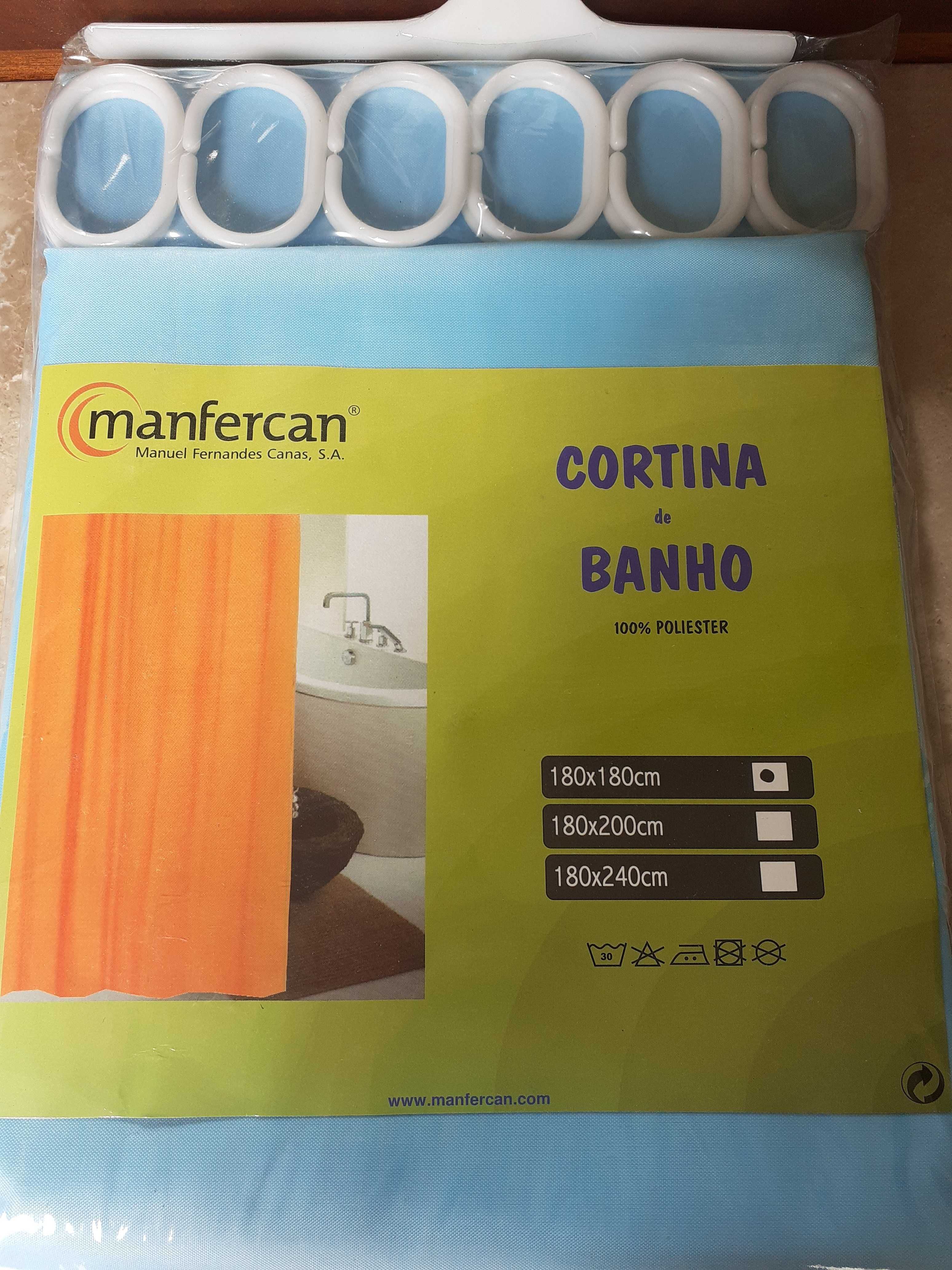 Cortina para casa de banho