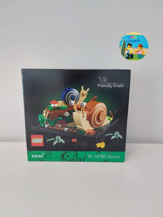 ENVIO GRATIS-LEGO 40788 Friendly Snails (Ideas GWP)