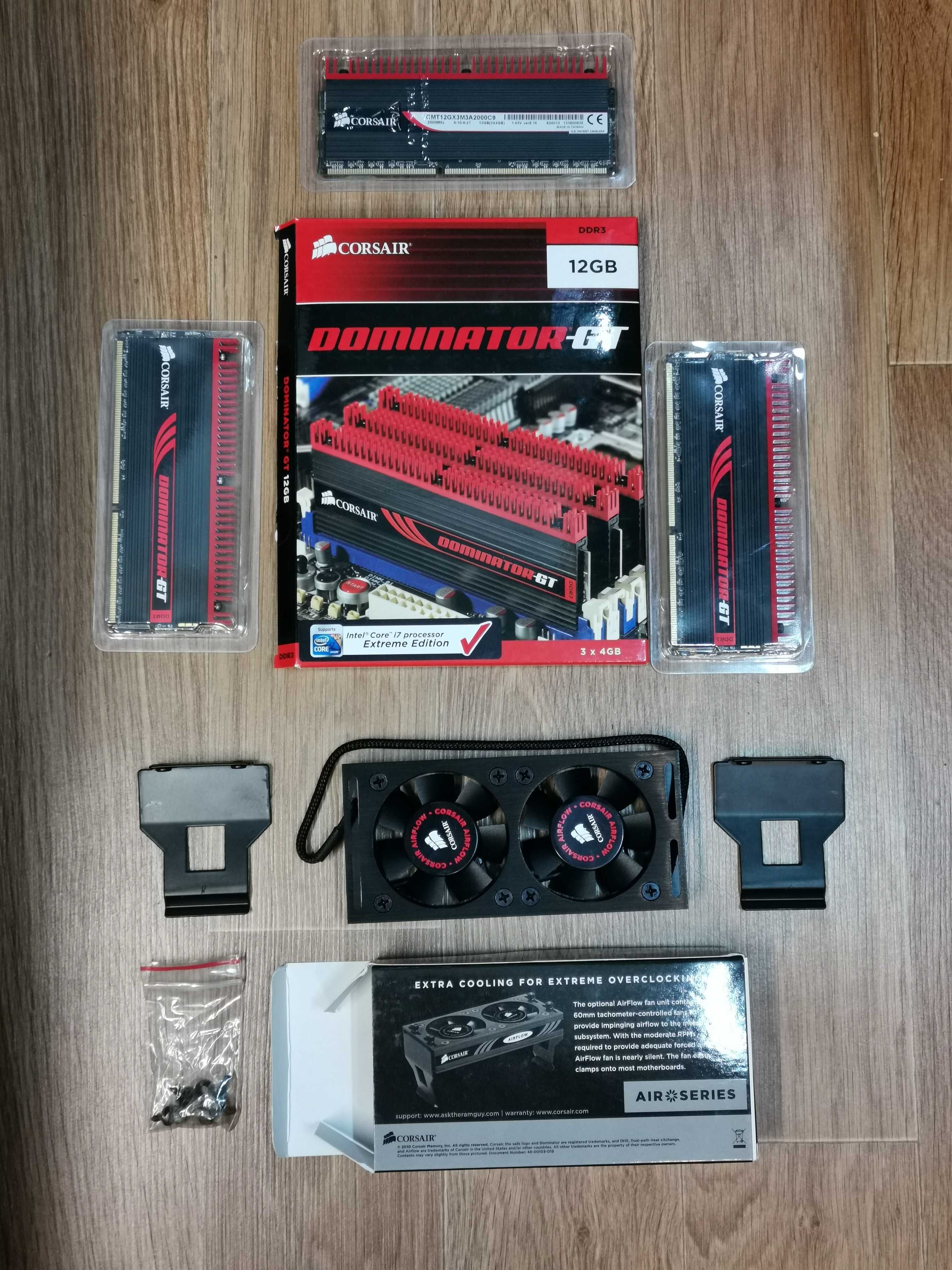 Оперативна пам'ять CORSAIR Dominator-GT 12GB 3x4GB TC DDR3 2000 МГц