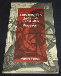 Livro Observações sobre a Tortura Pietro Verri
