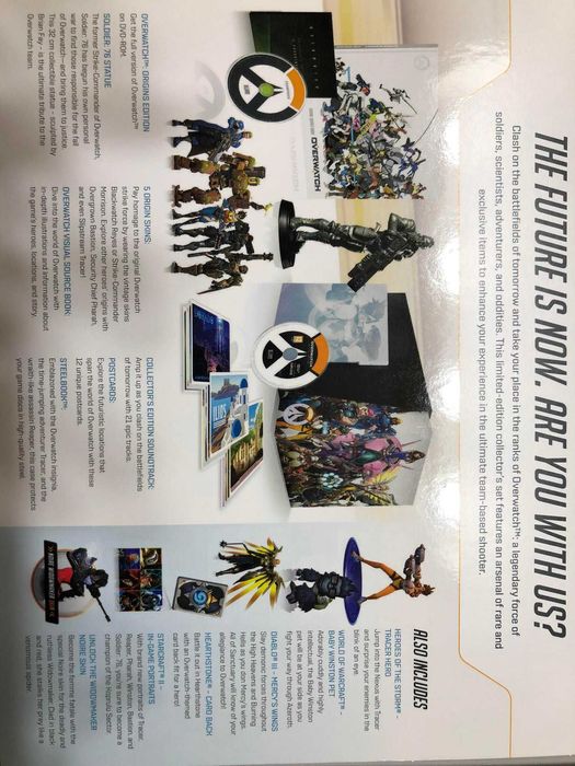 Overwatch PC edycja kolekcjonerska. Jak nowa. PL