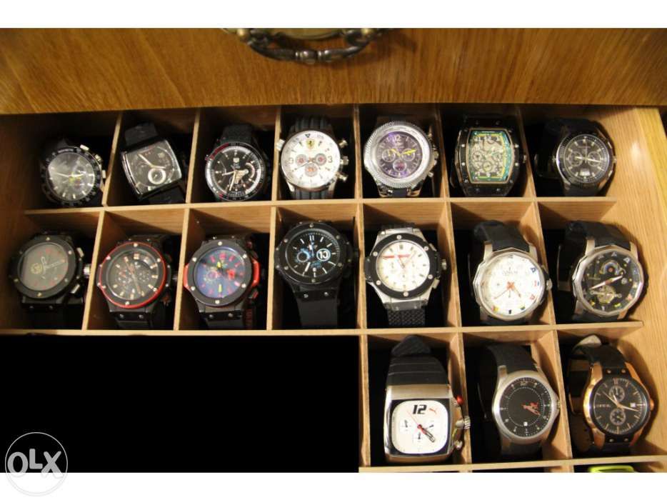Coleção de 40 relógios
