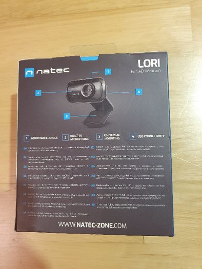 Kamera Internetowa Natec Lori Full HD NOWA! Nigdy Nie Używana!