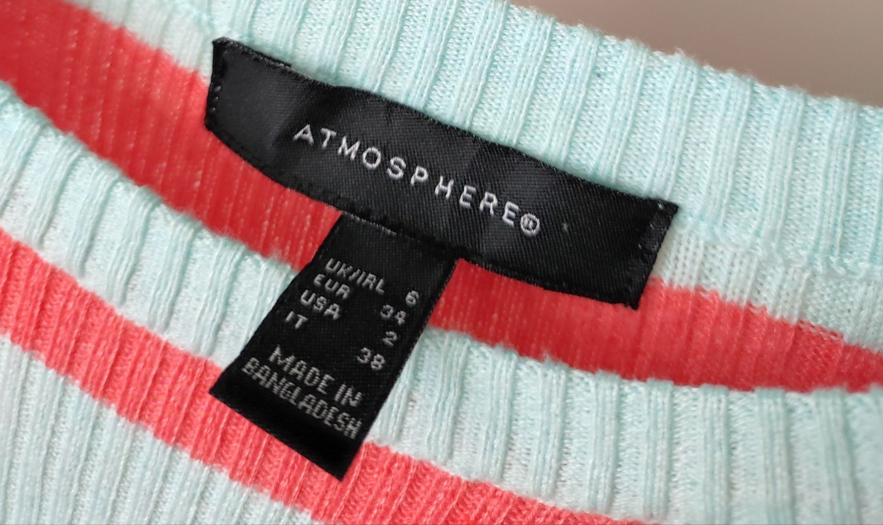 Sweter XS 34 Atmosphere w paski