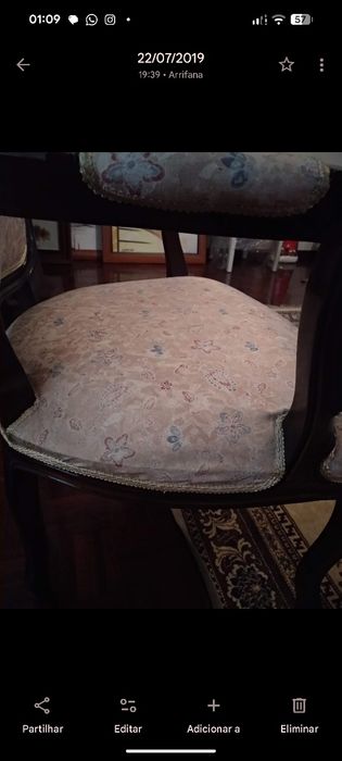 Bergères (Poltrona c/Braço) Estilo Luís XIV