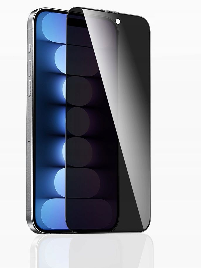 Szkło Prywatyzujące Hartowane 9H Do Iphone 16 Pro Anti Spy Recci