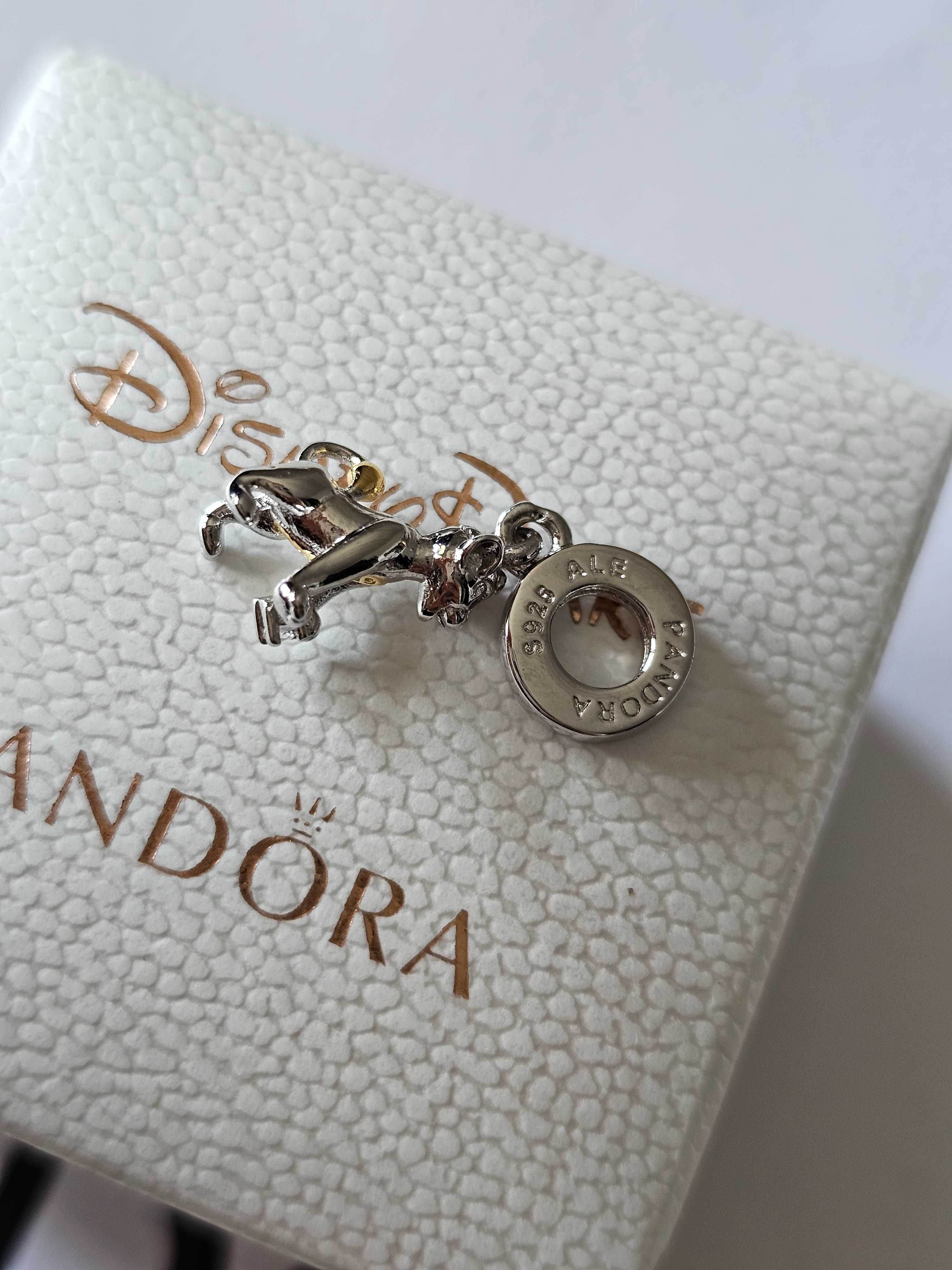 Pandora charms zawieszka Simba Król lew srebro 925 złoto oryginalna