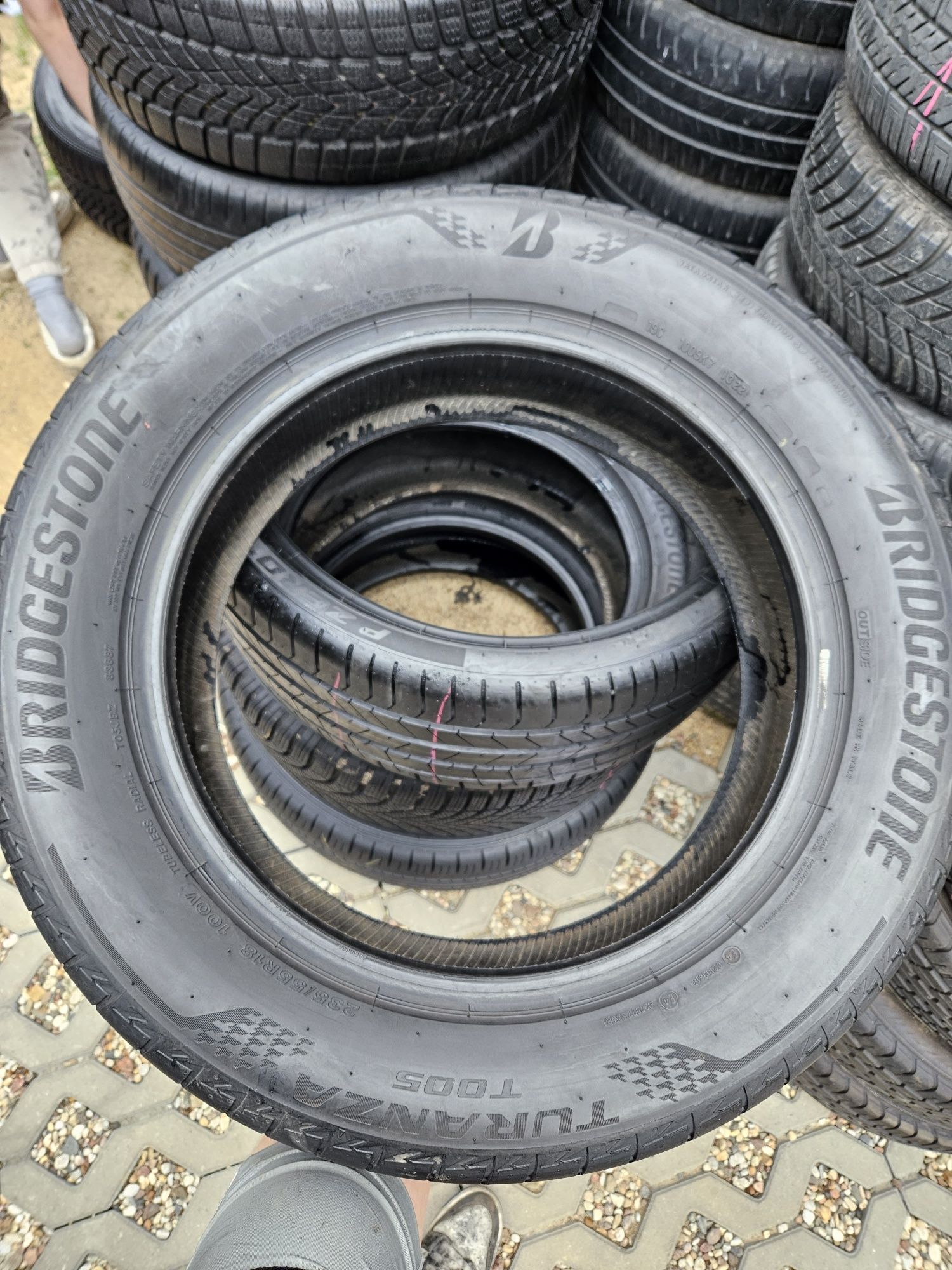 Bridgestone 235/55 r18 Turanza T005 /// 6,3mm 2022r