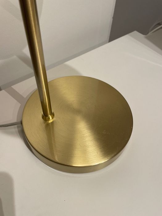 Candeeiro latão dourado