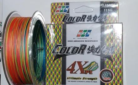 Шнур multicolor EOS Ultimate Stregth 100м 4Хpe