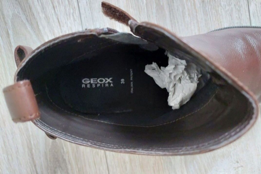 Шкіряні демісезонні черевички Geox ( деми ботинки)