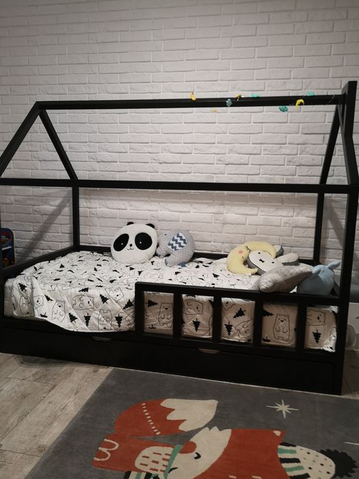 Łóżko łóżeczko domek Skandynawski dla dziecka 160x80 +Stelaż GRATIS