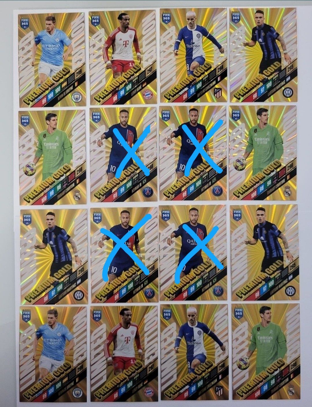 Invincible złota karta RAR 5 2024 Top Master Panini FIFA 365 Adr