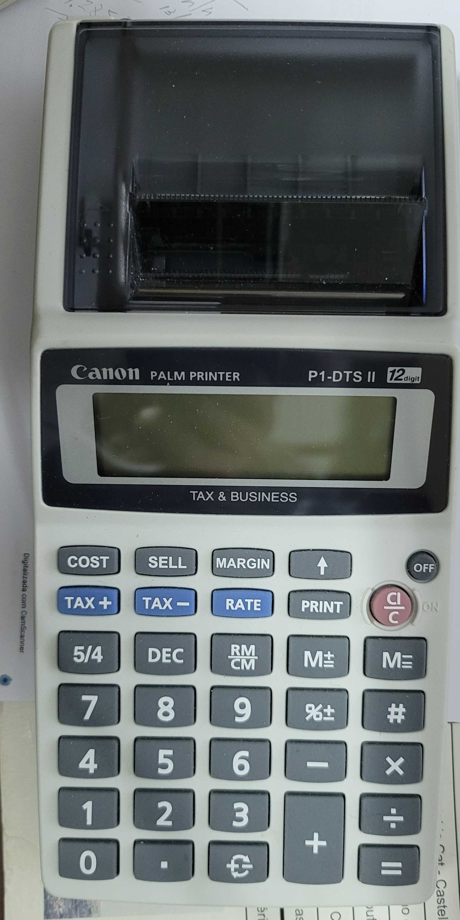 Calculadora com impressão -Rolo