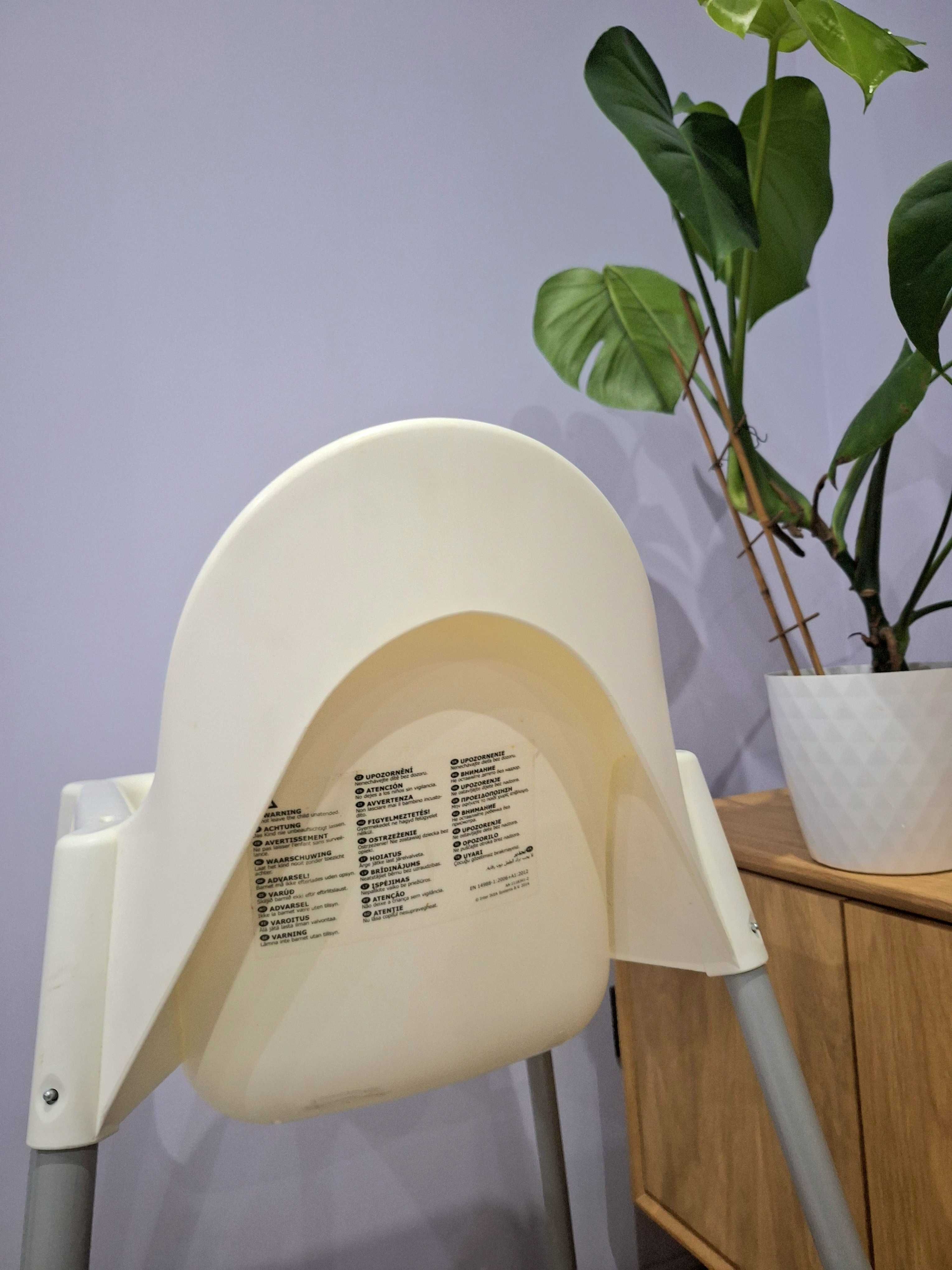Krzesełko do karmienia Antilop Ikea białe