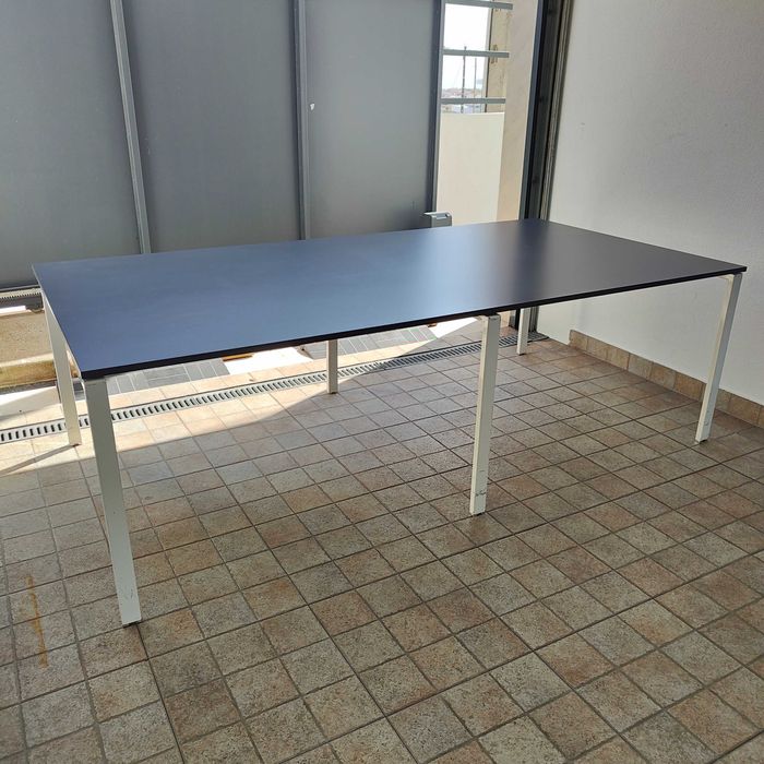 Ilha de 4 Postos de Trabalho Escritório - 240x123x75 cm