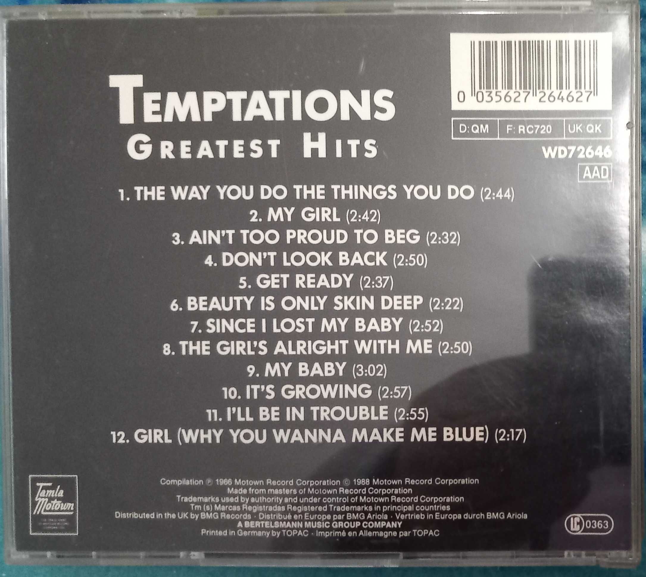 CD - The Temptations - Greatest Hits
