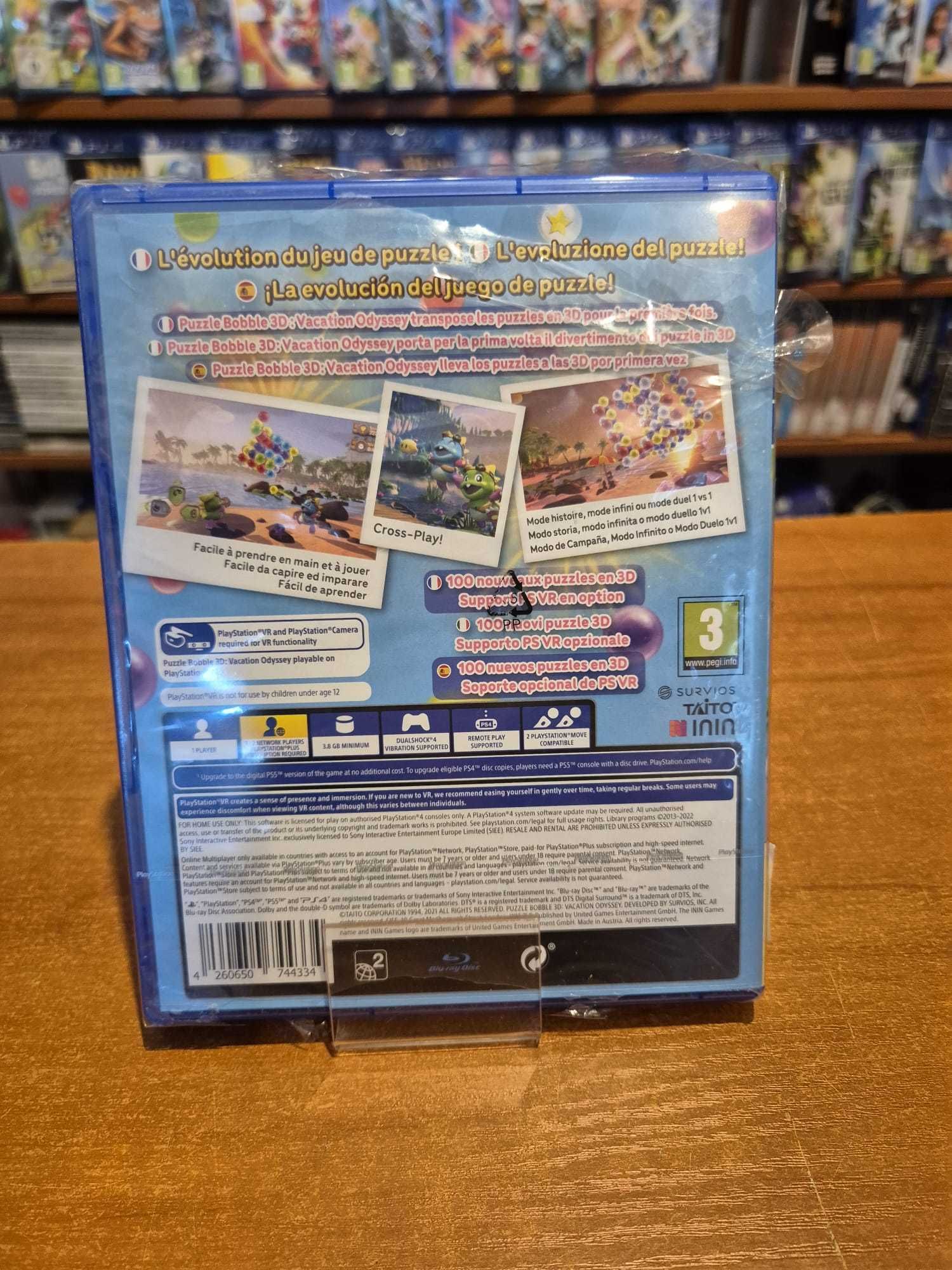 Gra Puzzle Bobble 3D Vacation Odyssey PS4 / Nowa / Poznań / Sklep