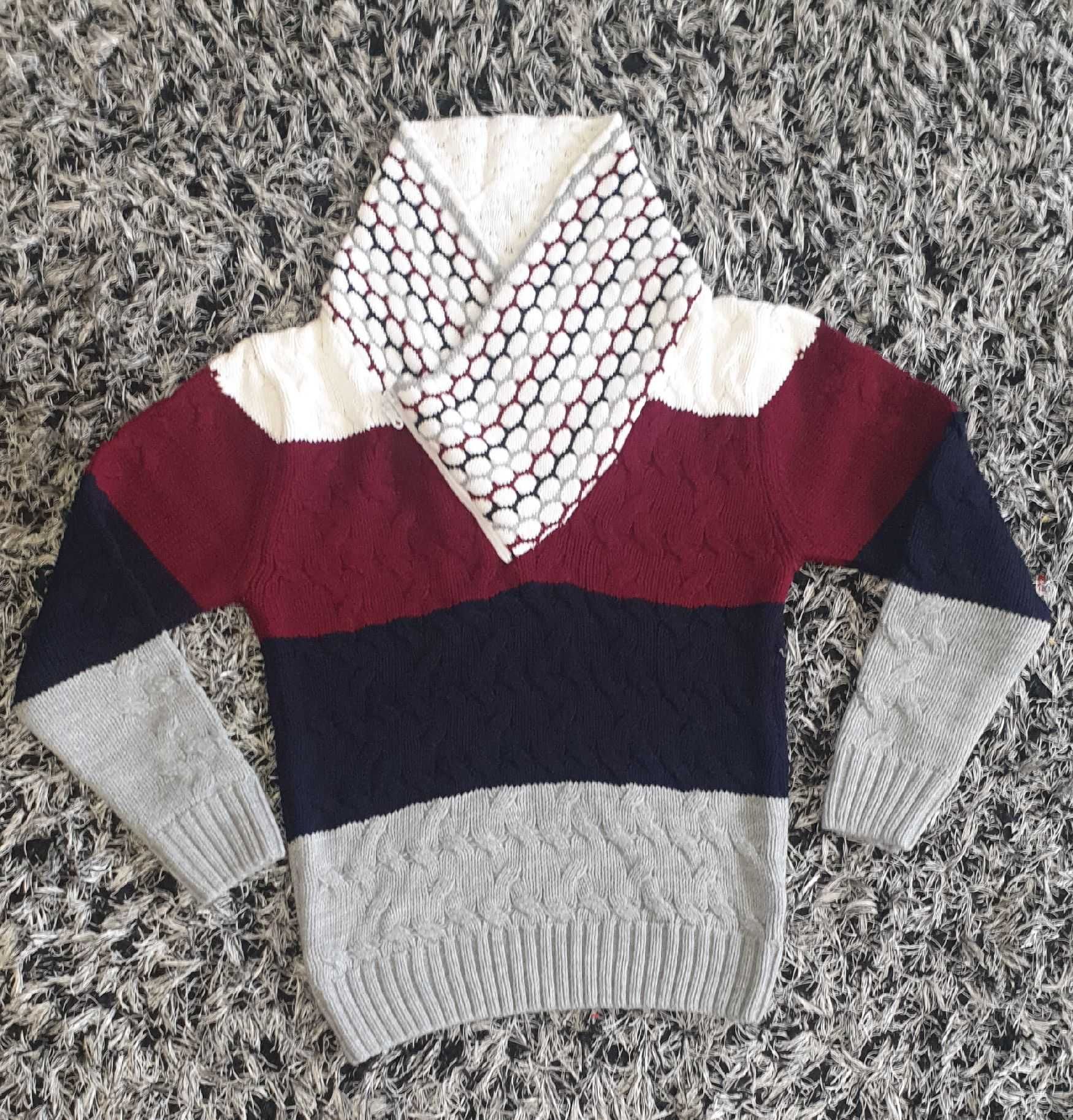 Sweter golf męski z zameczkiem rozm. S/M