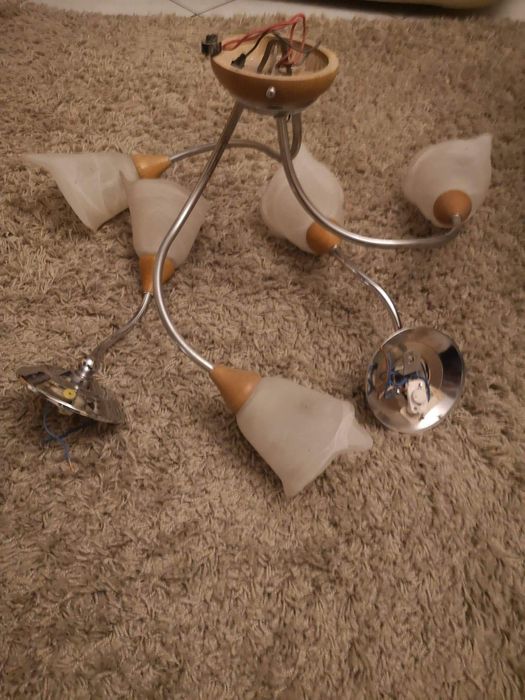 Lampa sufitowa dwa kinkiety