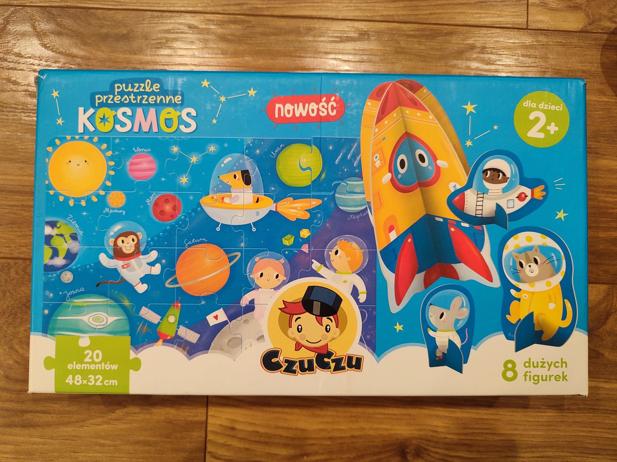 Puzzle przestrzenne Czuczu Kosmos 2+ plus figurki