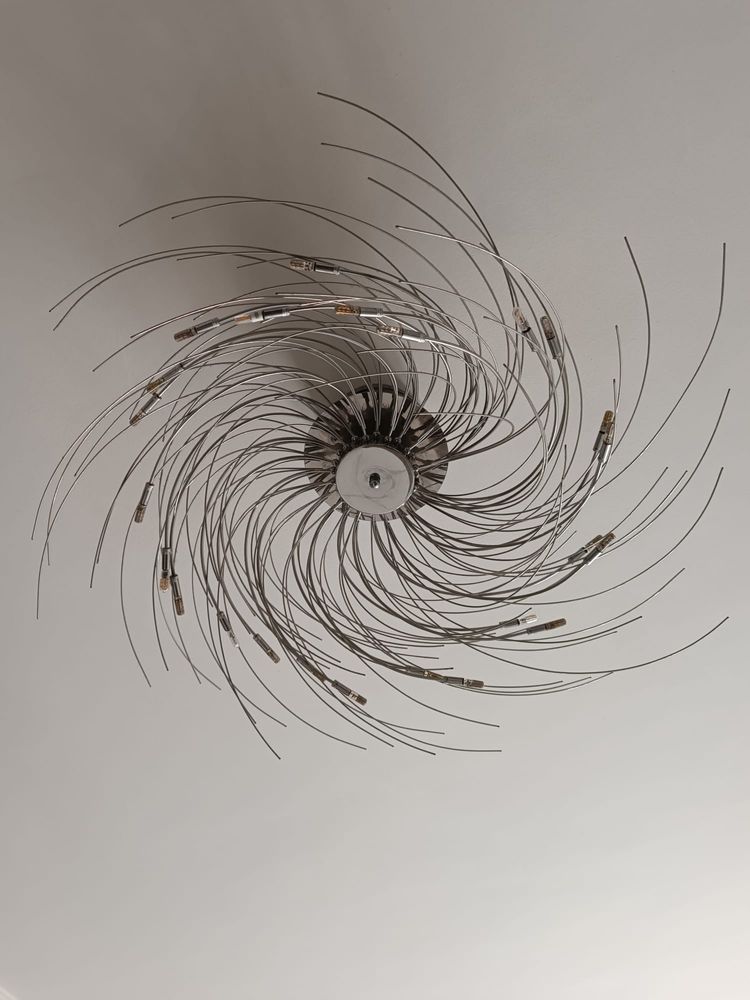 Candeeiro de teto GALAXY moderno em espiral