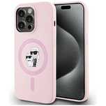 Etui Karl Lagerfeld Silicone Karl&Choupette MagSafe na iPhone 14 Pro M