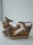 Sandały buty na koturnie jak nowe 38
