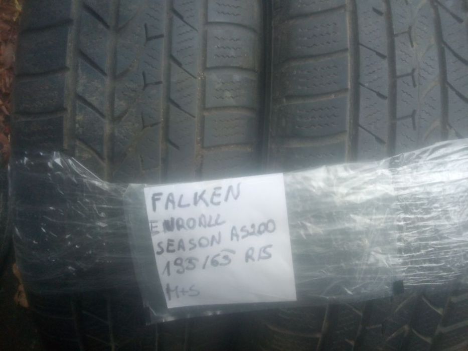 2 opony opona falken euroall  195/65 R15 zimowa