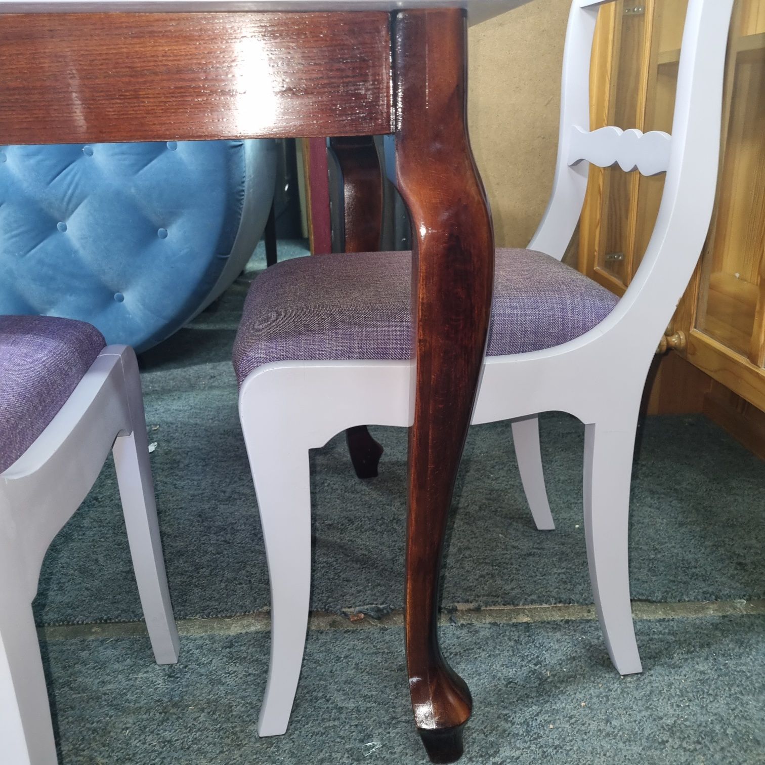 Meble Henryków stół i4 krzesła antyki po modernizacji