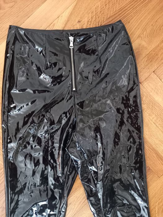 Легінси, лосіни, штани, якісні S/М чорні екошкіра є 2 -х видів