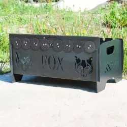 Мангал валіза з елєктроприводом  Раскладной мангал чемодан Самокрут