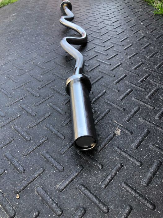 Gryf Olimpijski mocno łamany 120cm 50mm