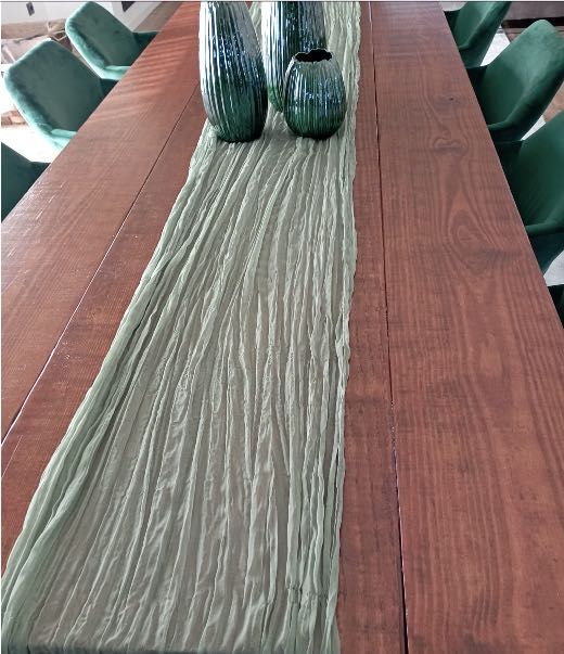 Mesa de jantar rústica/moderna