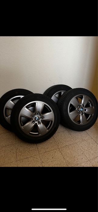 Alufelgi Bmw F 40Styling 517 „16”z oponami zimowymi Hankook 205/55/16